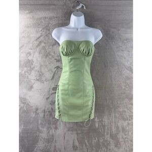 Camila Coelho Sage Mini Dress Womens Size XXS Seafoam Green Revolve Chic